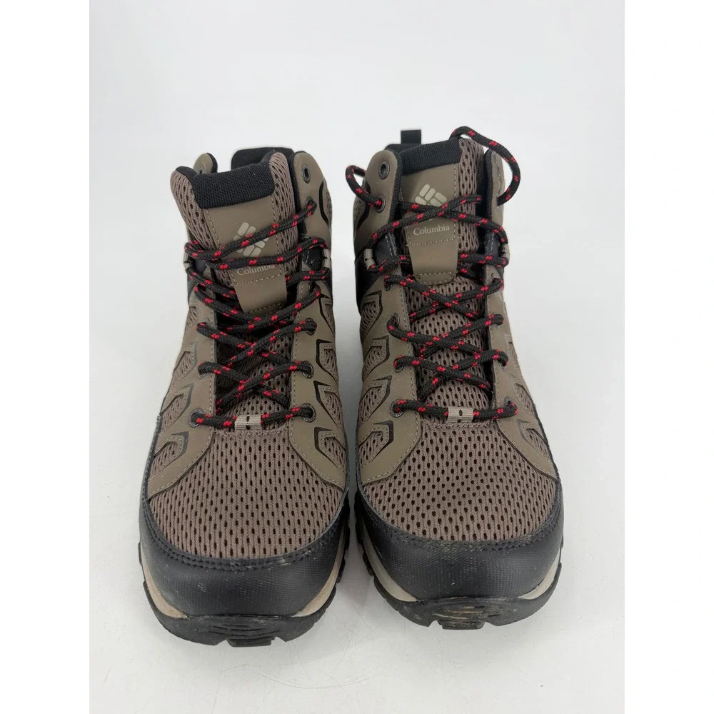 Columbia Granite Trail Mid Waterproof Hiking Shoes Mens 10.5 Mud Black Gorpcore